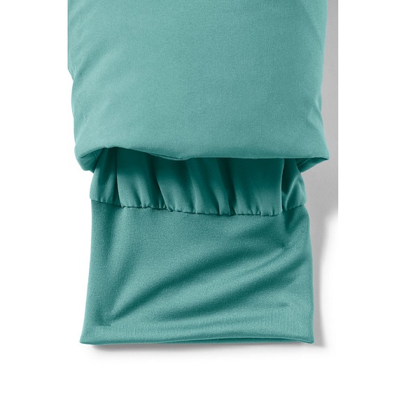 Lands' End Regular Comfort Stretch Mixed Quilted Down Coat woman’s XL NWT - Picture 10 of 15